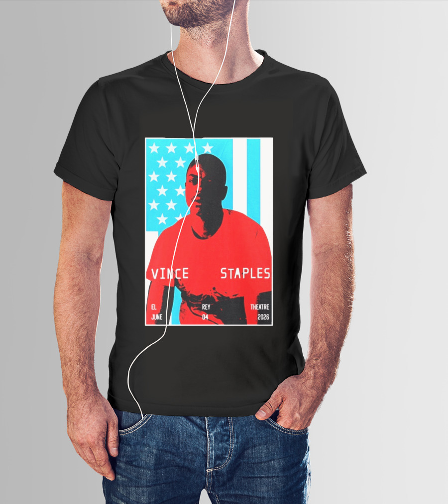 Vince Staples El Rey Theatre Los Angeles June 4 2026 T-Shirt