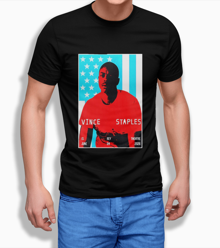 Vince Staples El Rey Theatre Los Angeles June 4 2026 T-Shirt