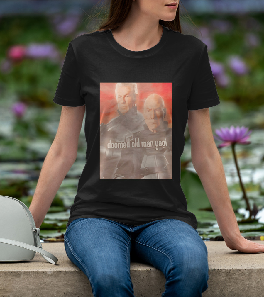 Ian McKellen Magneto Charles Xavier Doomed Old Man Yaoi X Men Movie T-Shirt