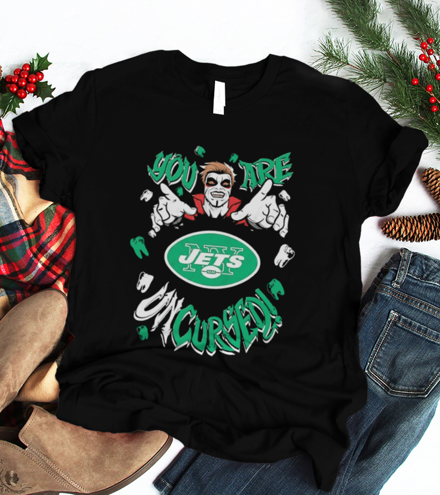 WWE You Are Uncursed Jets Danhausen X New York T-Shirt