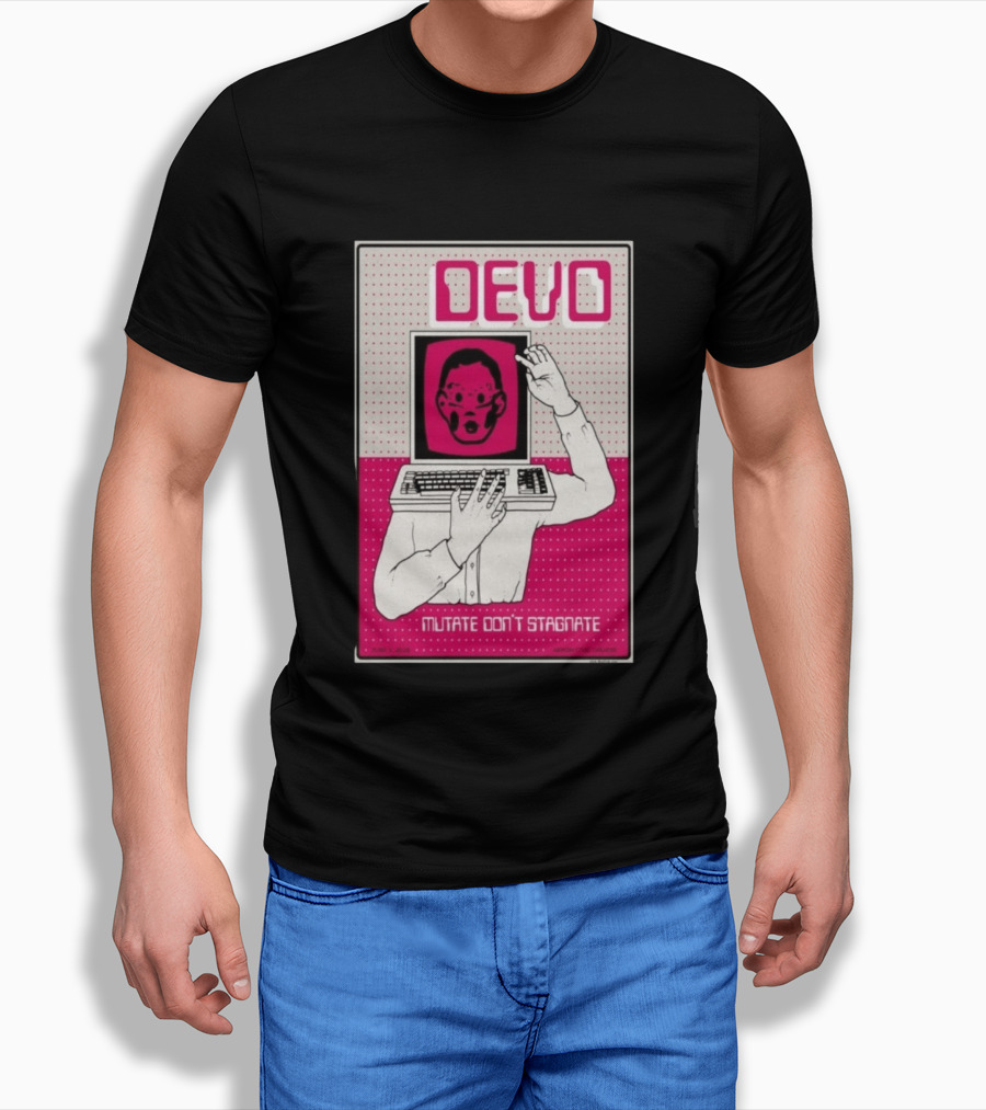 June 03 2026 Devo Concert Akron Civic Theatre Mutate Don't Stagnate T-Shirt