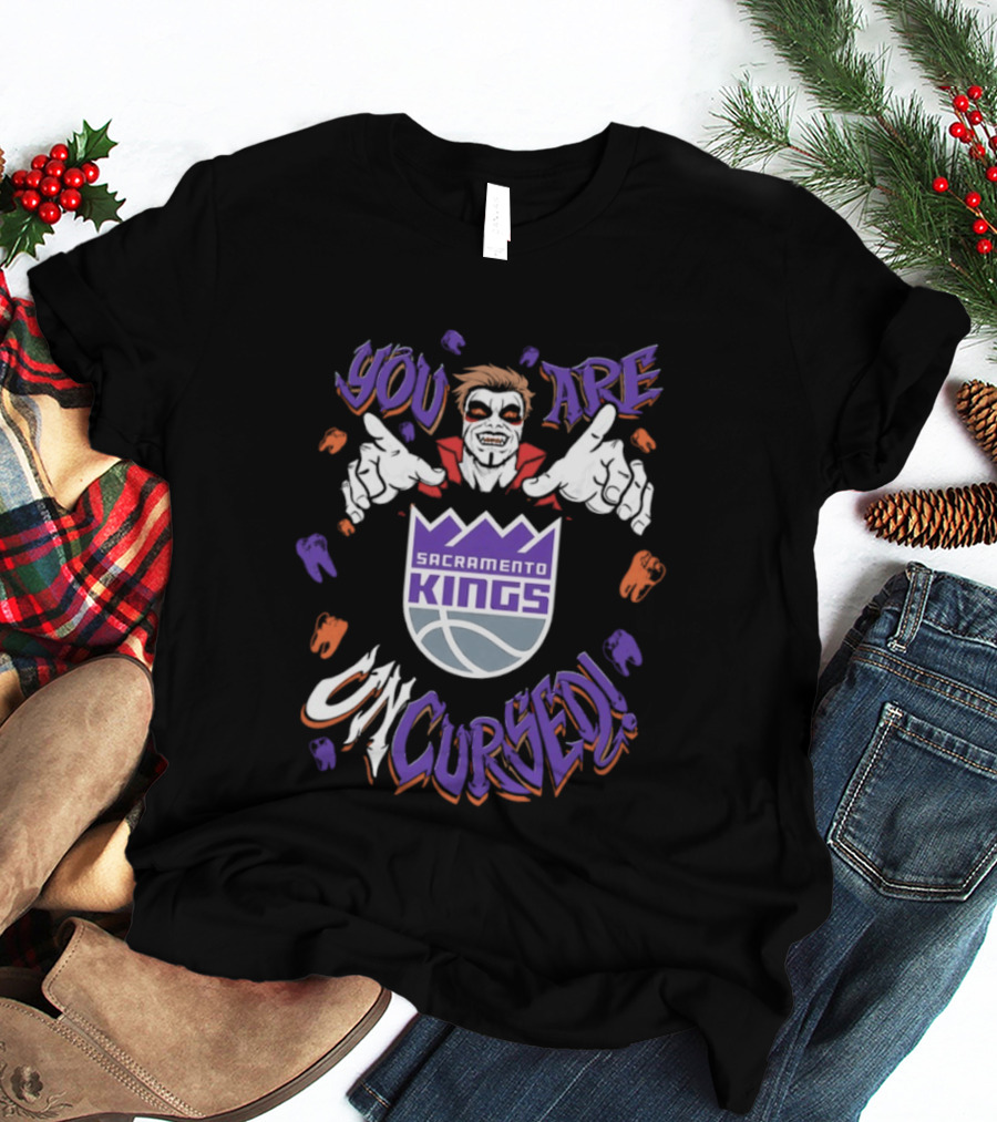 Sacramento Kings Danhausen You Are Uncursed Collaboration With WWE T-Shirt