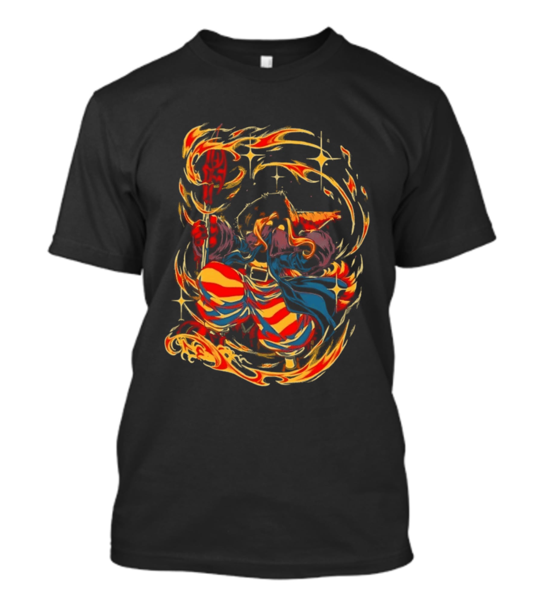 Black Mage Final Fantasy Tactics Fire Magic Power Blast T-Shirt