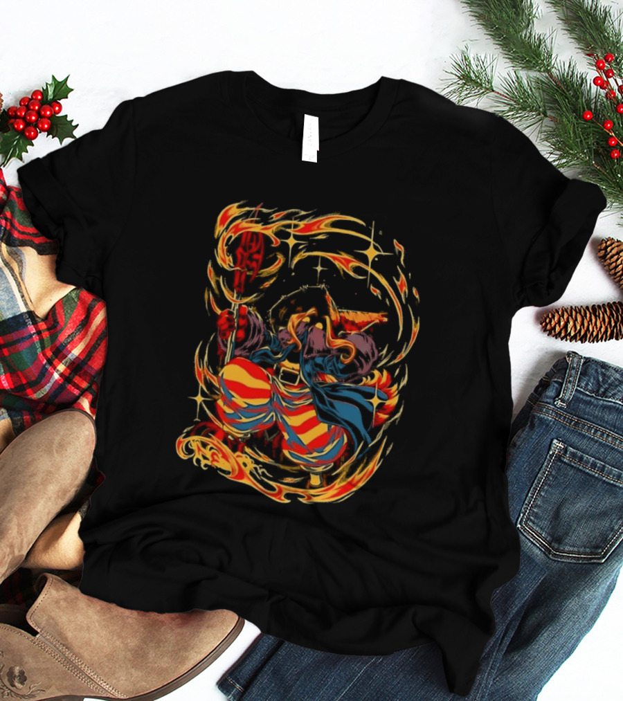 Black Mage Final Fantasy Tactics Fire Magic Power Blast T-Shirt