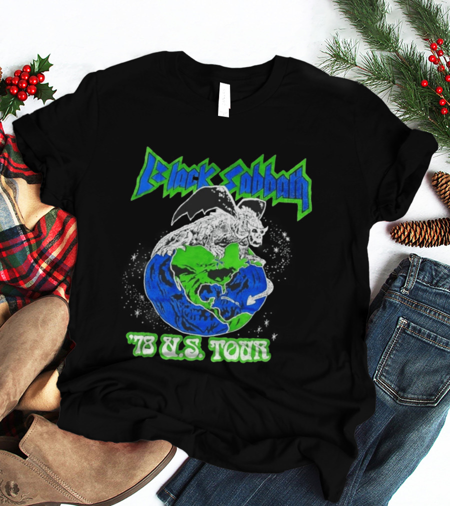 Black Sabbath 78 US Tour Winged Beast On Earth T-Shirt