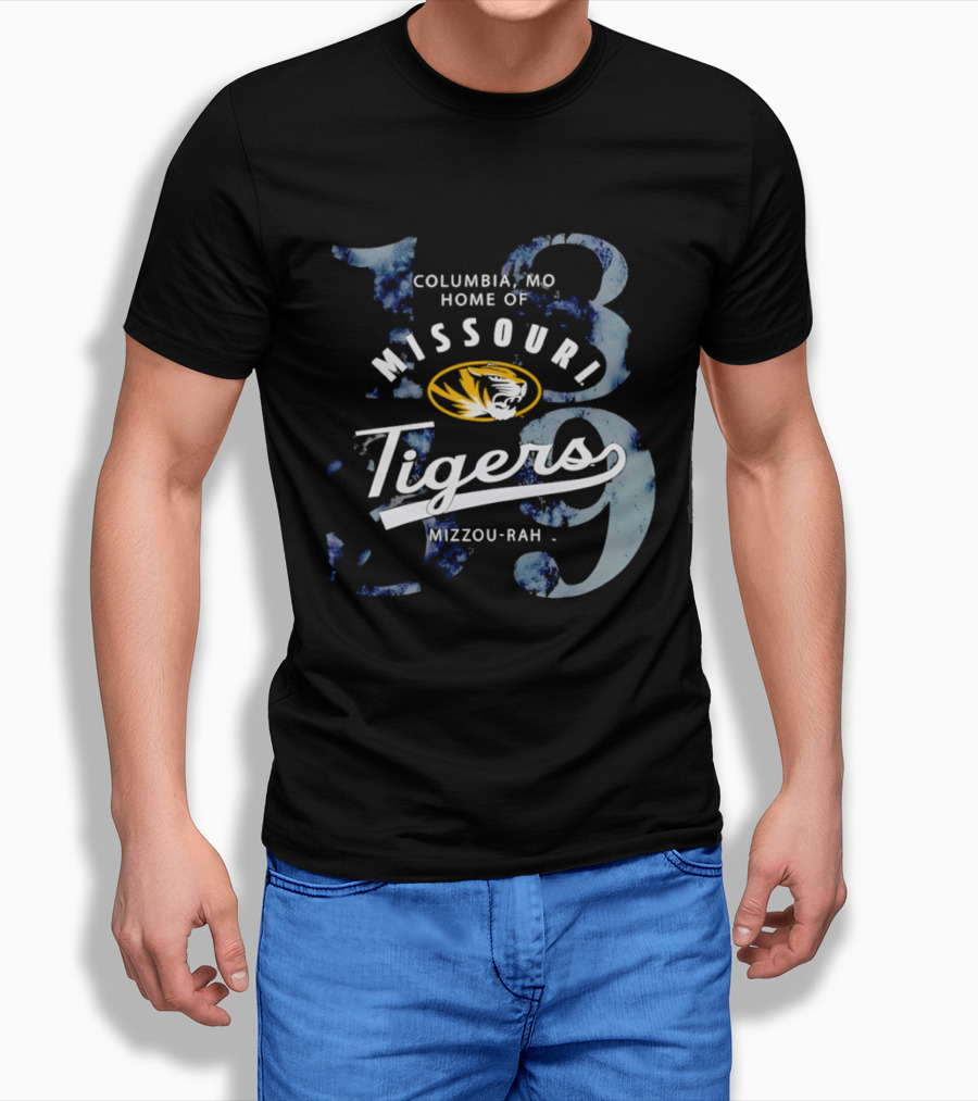 Columbia MO Home Of Missouri Tigers Mizzou Rah 1839 T-Shirt