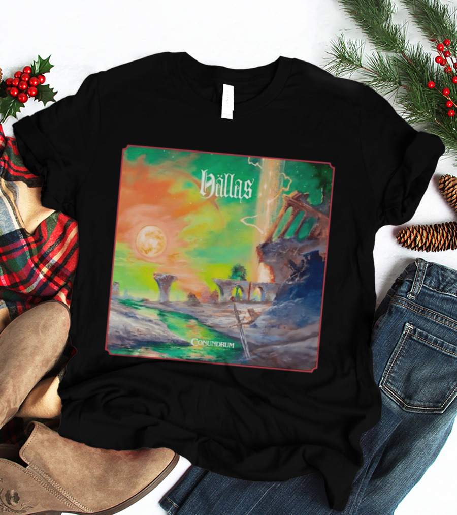 Hällas Conundrum Fantasy Moonscape Adventure T-Shirt