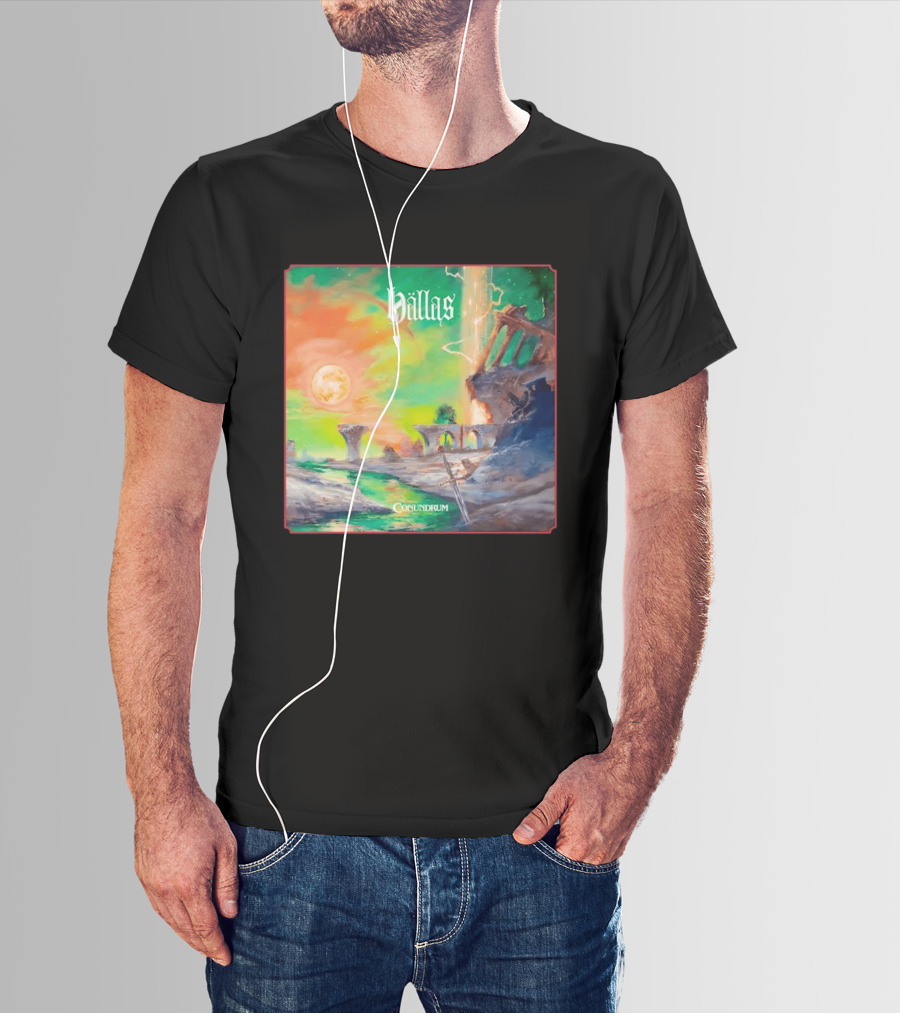 Hällas Conundrum Fantasy Moonscape Adventure T-Shirt