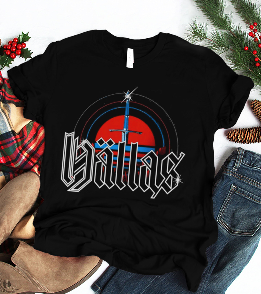 Hällas Sword Circle Red Blue T-Shirt