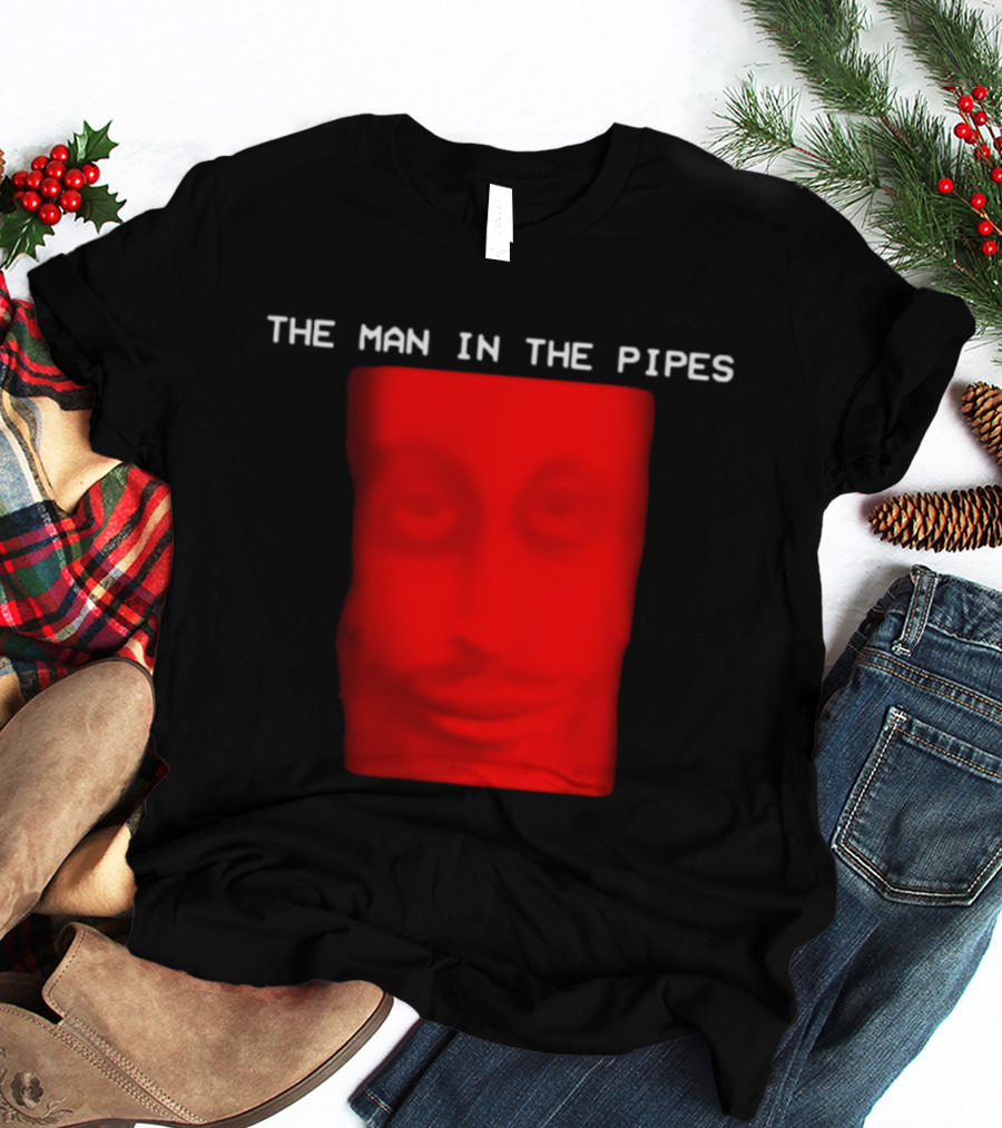 Scary Entity Red Face Man In The Pipes T-Shirt