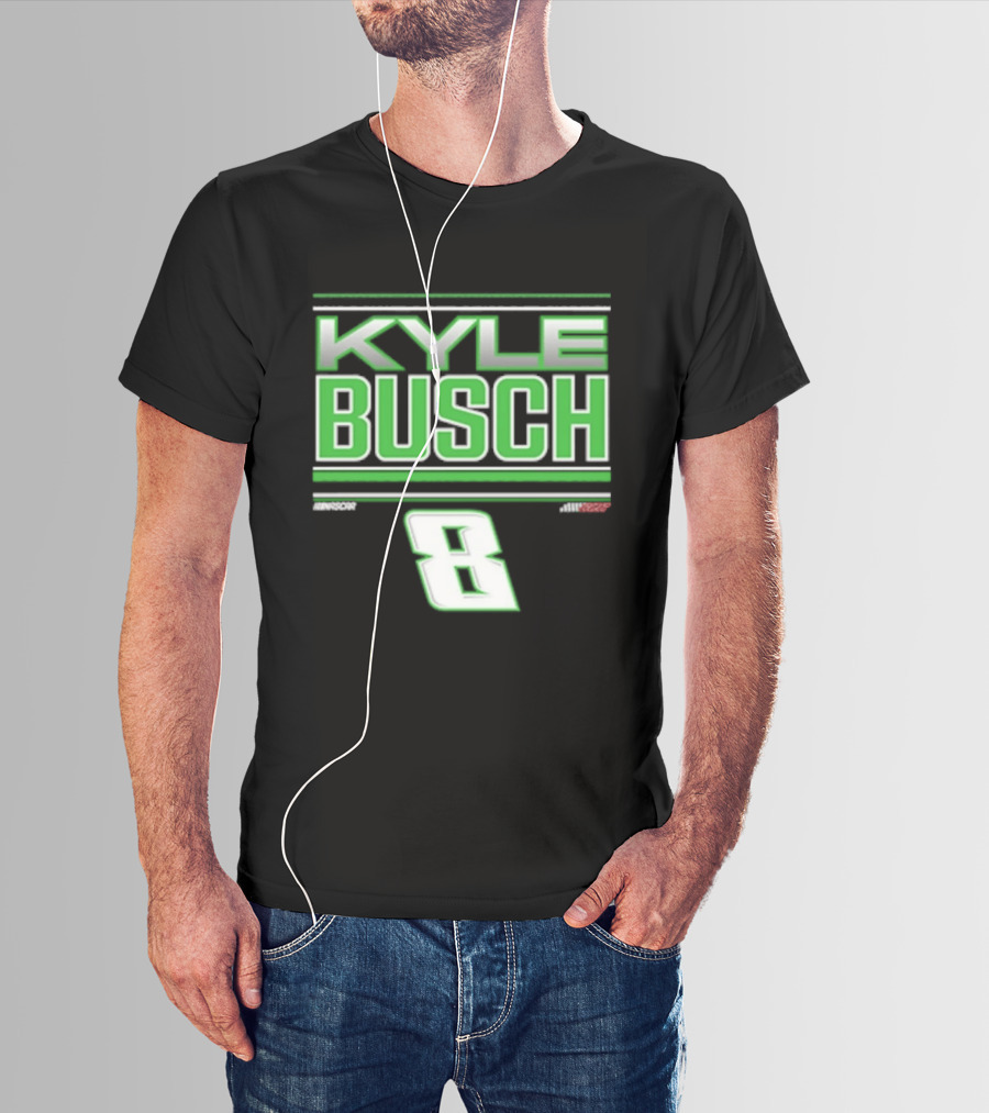 Kyle Busch Number 8 Racing Nascar T-Shirt