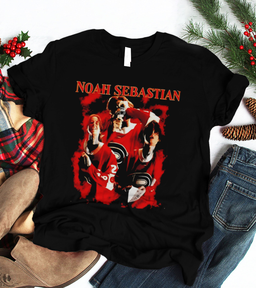 Noah Sebastian Collage Red Sports T-Shirt