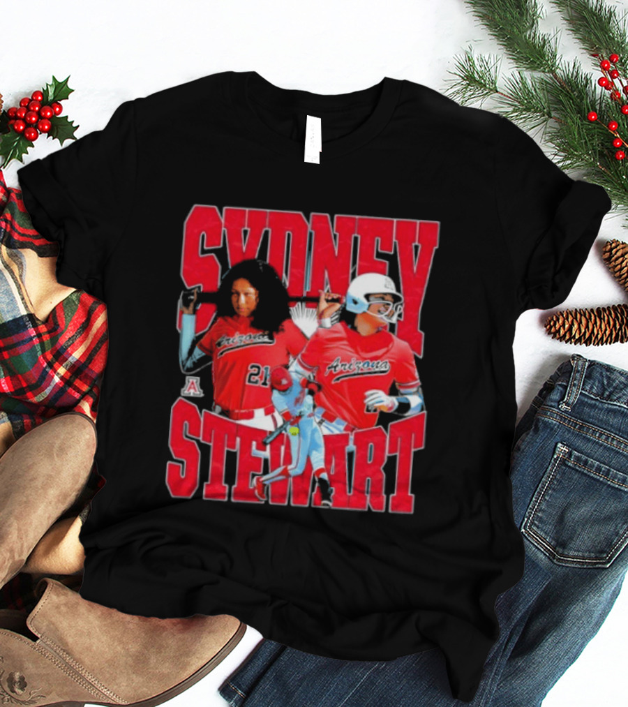 Sydney Stewart Arizona Wildcats NCAA Softball Team T-Shirt