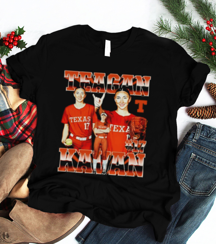 Teagan Kavan Texas 17 NCAA Softball Longhorns Player T-Shirt