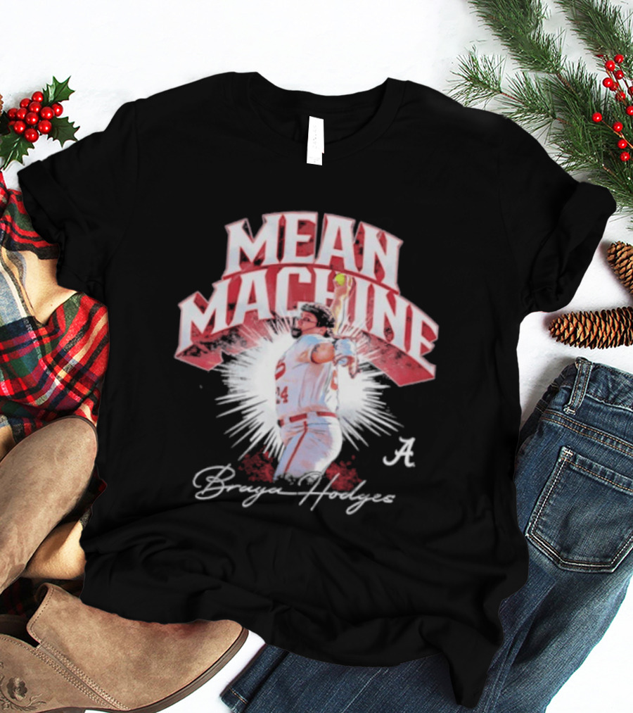Mean Machine Braya Hodges Alabama Crimson Tide NCAA Softball T-Shirt