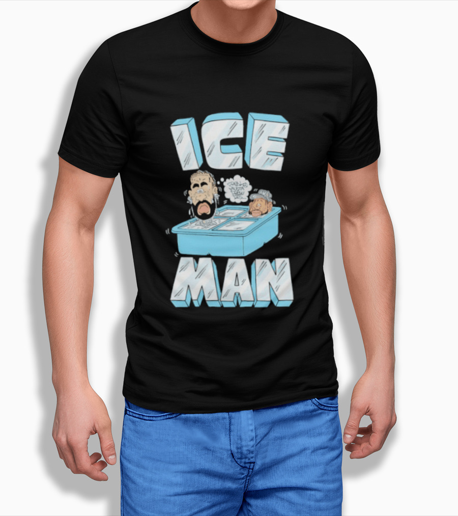 Iceman Fronko Musta Drew Diss Caricature Drake T-Shirt