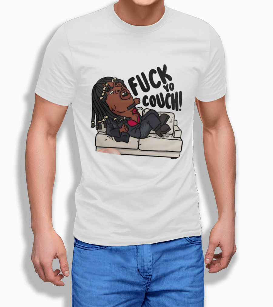Chief Keef Fuck Yo Couch Illustrated Meme Drawing T-Shirt