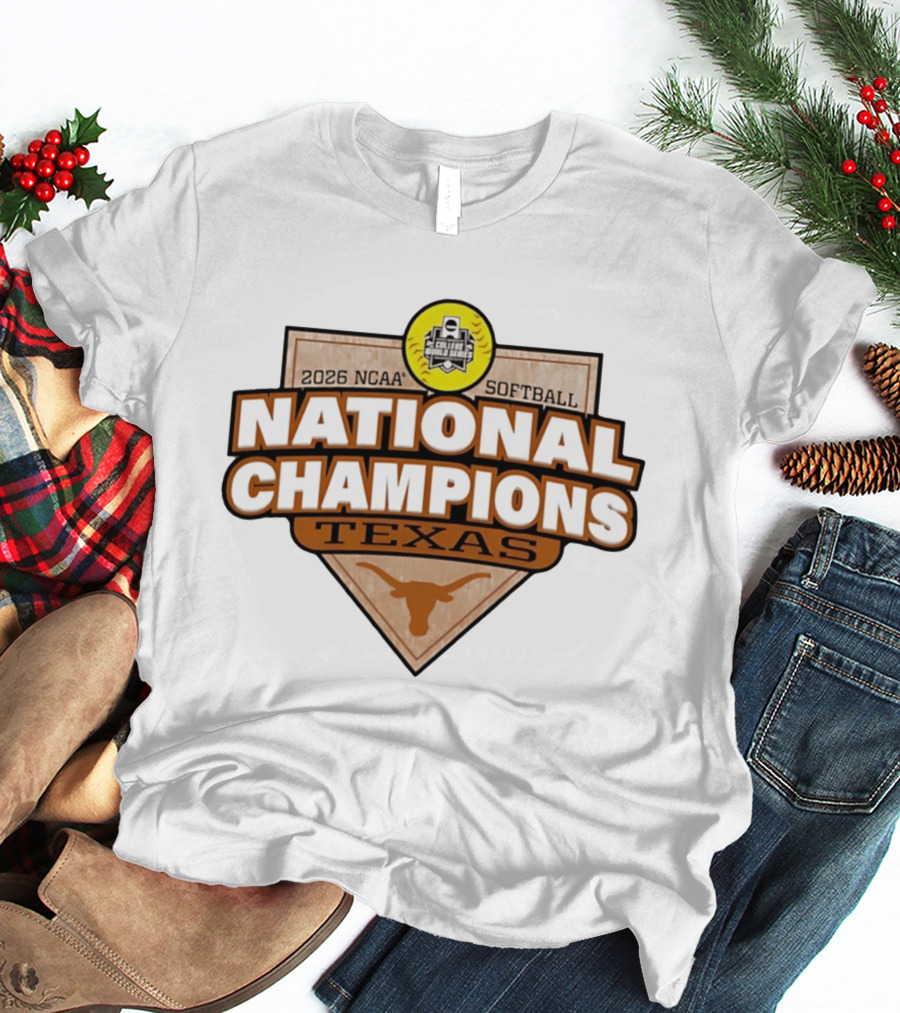 Texas Longhorns 2026 NCAA Softball National Champions T-Shirt