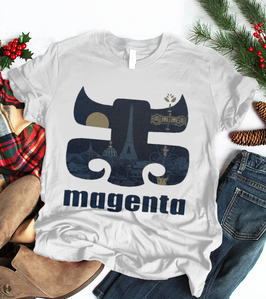 Magenta Skateboards Magenpath Ipath Eiffel Tower Paris Collab T-Shirt