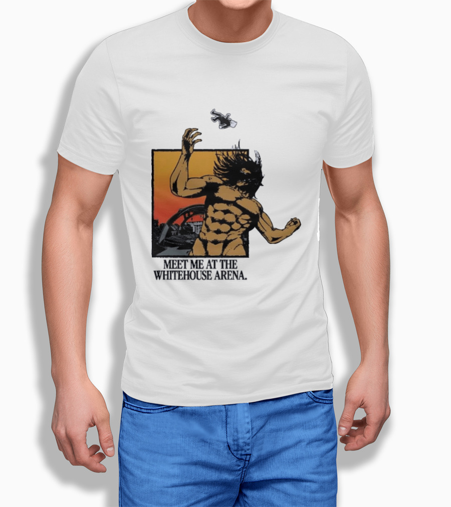 Meet Me At The Whitehouse Arena Attack On Titan Giant T-Shirt