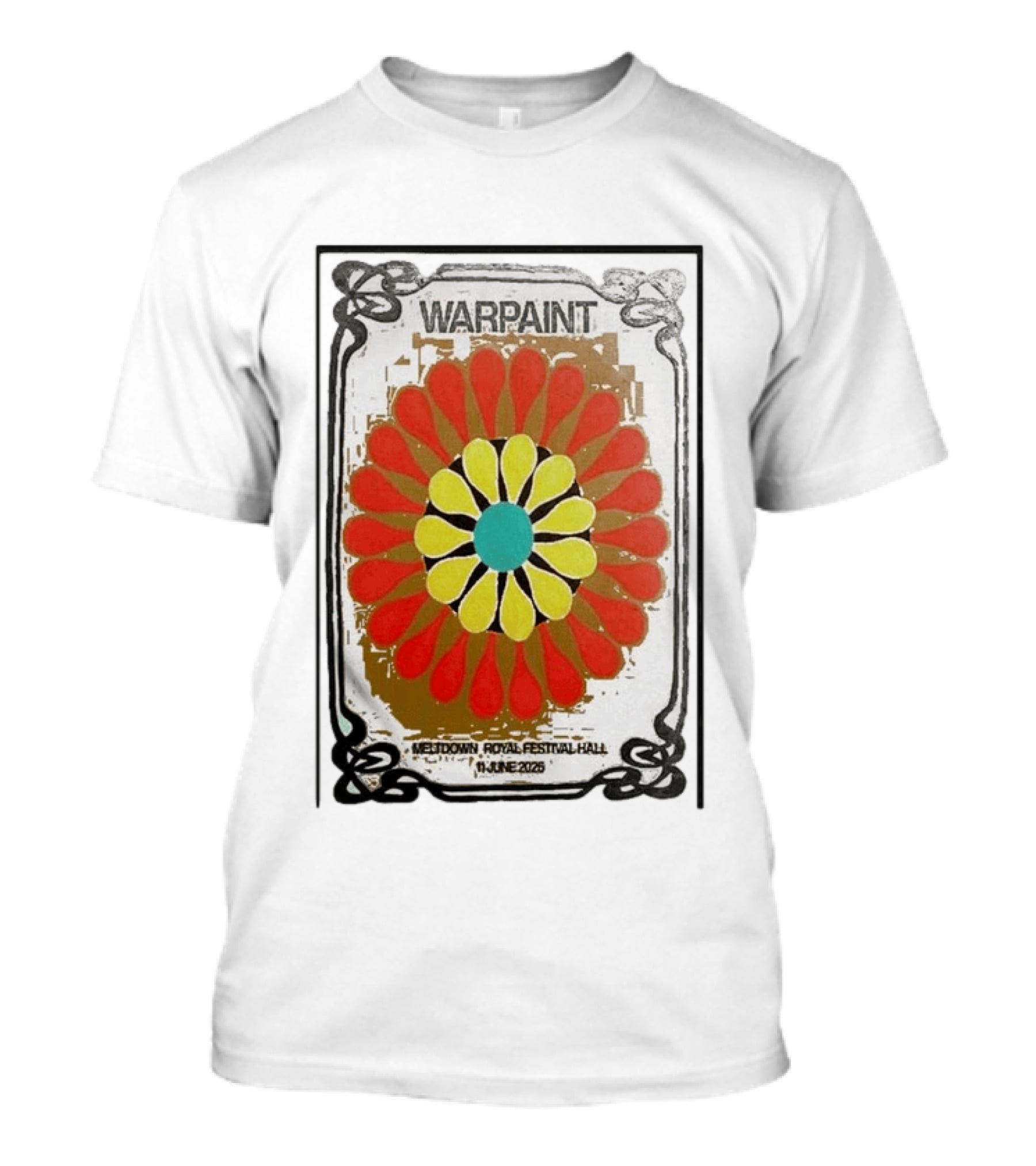 Warpaint Meltdown Royal Festival Hall June 11 2026 Flower T-Shirt