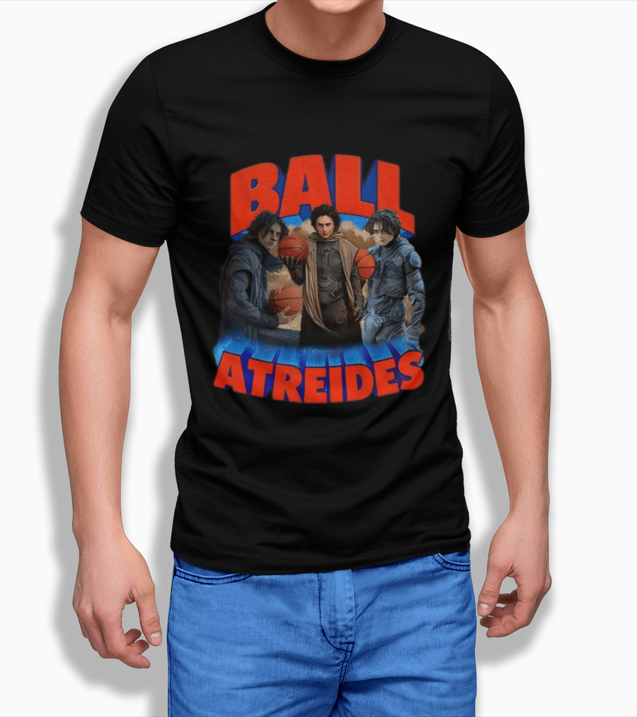 Ball Atreides Dune Timothée Chalamet New York Knicks Basketball NBA T-Shirt