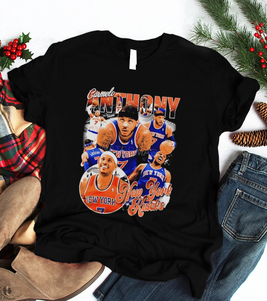 Carmelo Anthony New York Knicks NBA Basketball Legend Seven T-Shirt