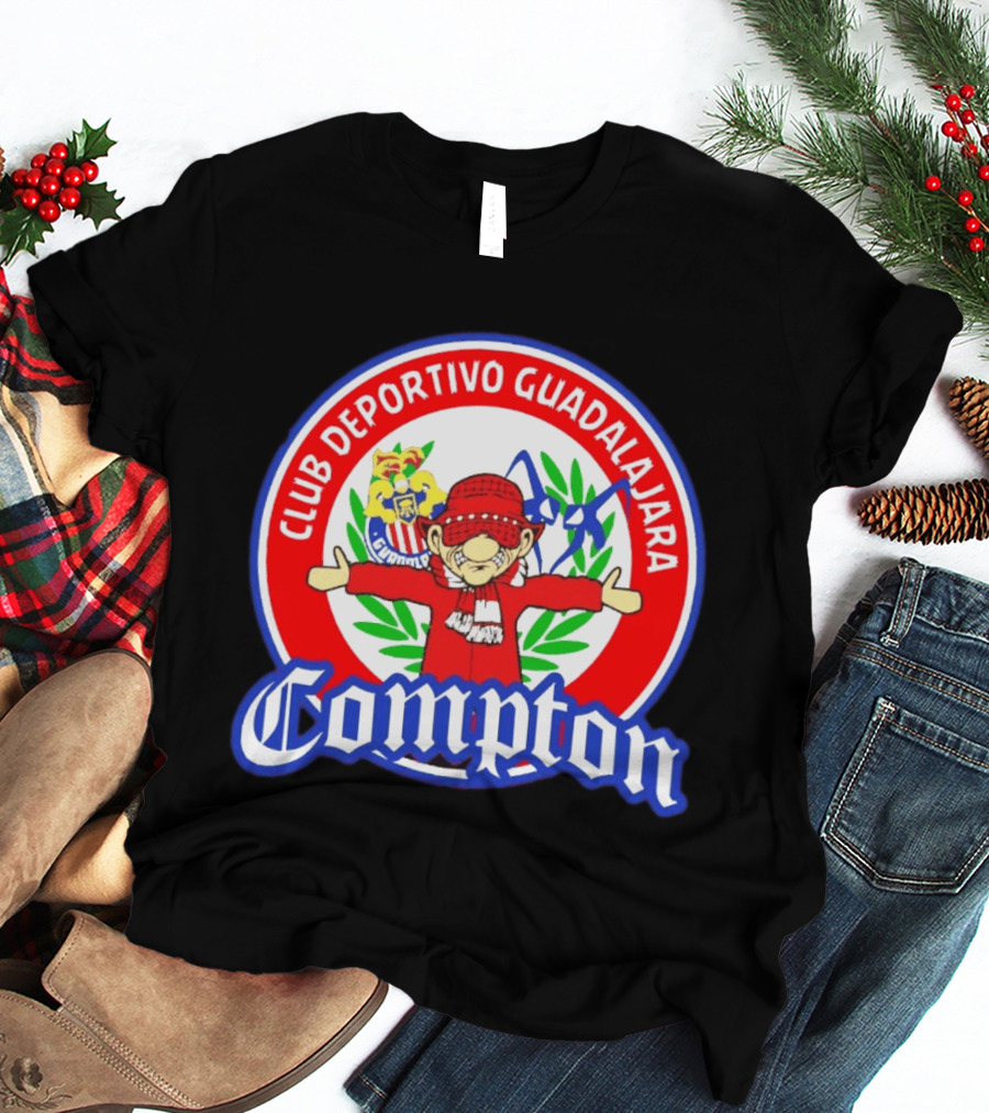 Compton Club Deportivo Guadalajara Rojiblanco T-Shirt
