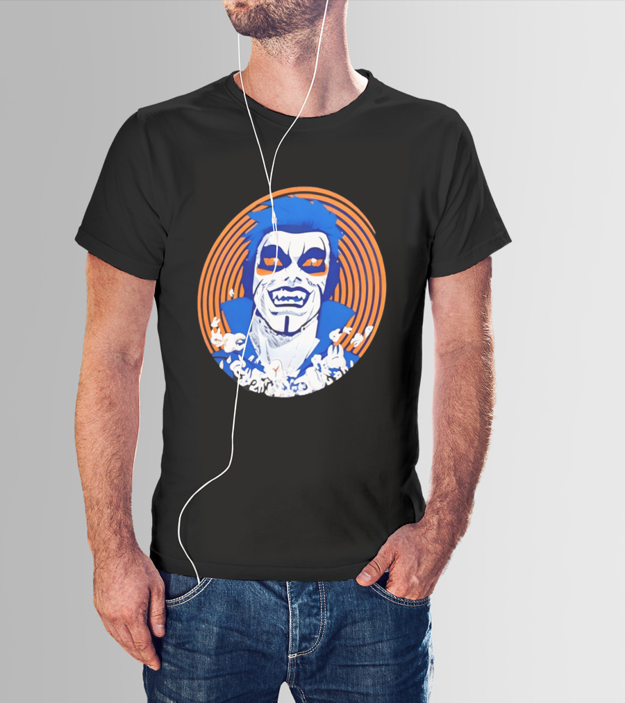 Danhausen WWE New York Knicks Basketball Uncursed Very Nice Very Evil Fan T-Shirt