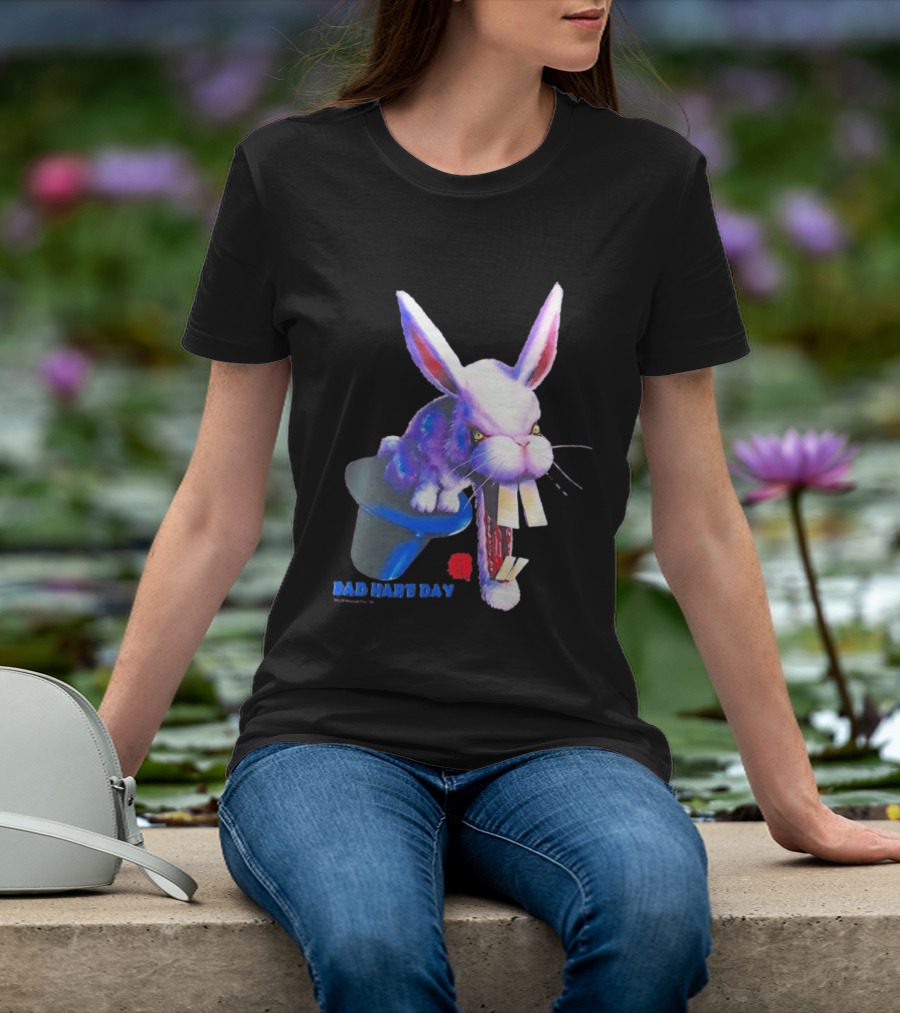 Goosebumps Bad Hare Day Evil Rabbit In Hat T-Shirt