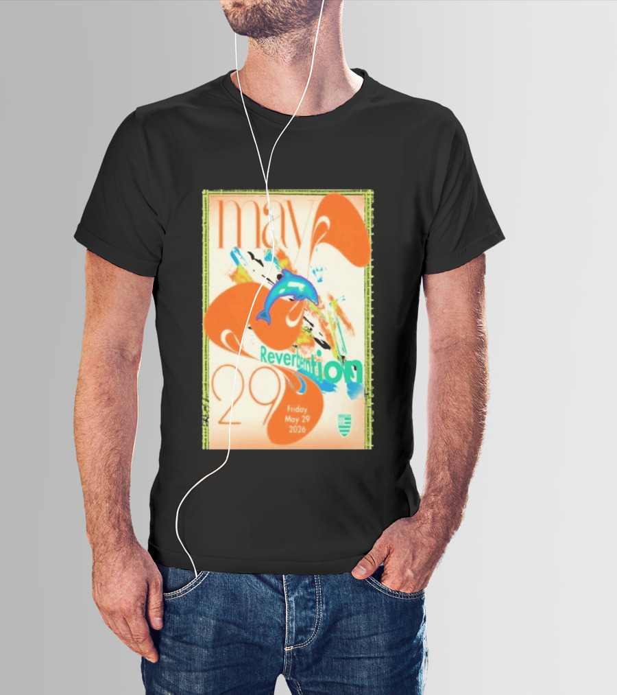 Reverberation Dolphin Event May 29 2026 Zebulon Los Angeles CA T-Shirt
