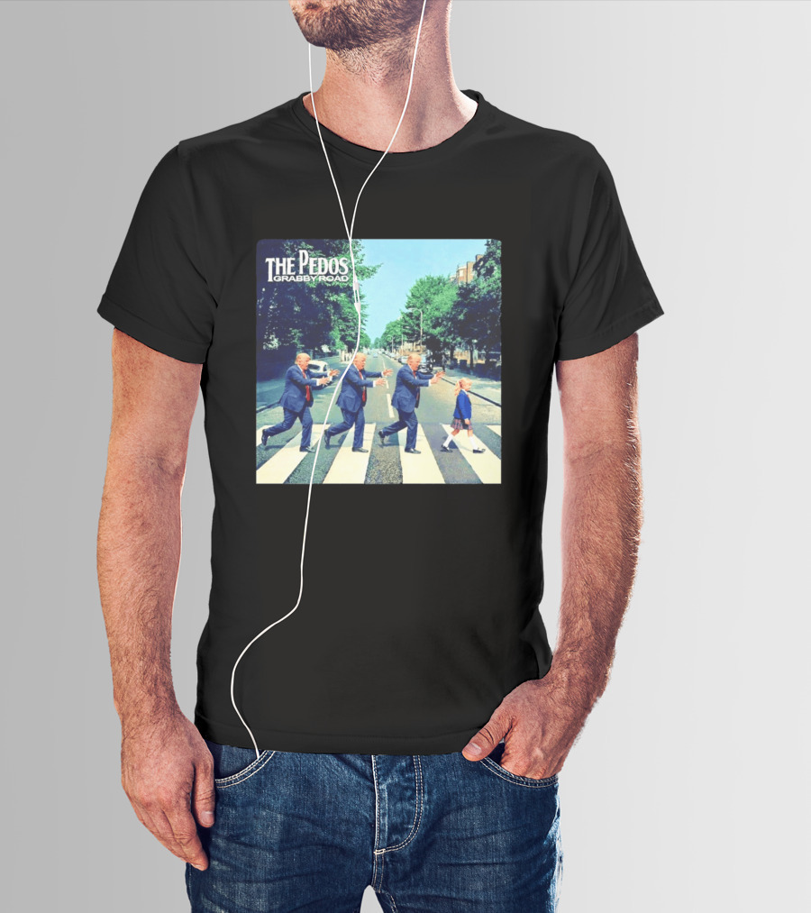 The Pedos Grabby Road Trump Chasing A Girl T-Shirt