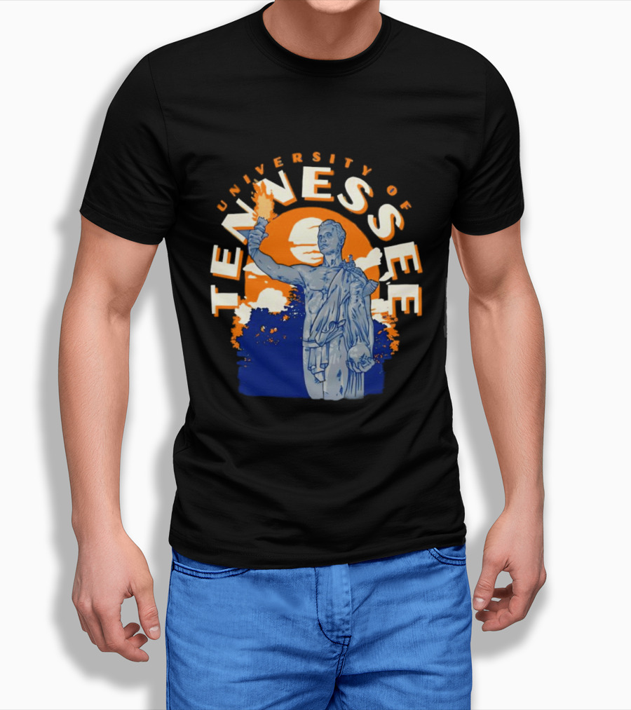University Of Tennessee Torchbearer Sunset Scene T-Shirt