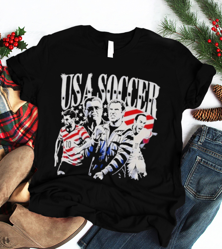 USA Soccer Christian Pulisic Landon Donovan Will Ferrell Kicking And Screaming T-Shirt