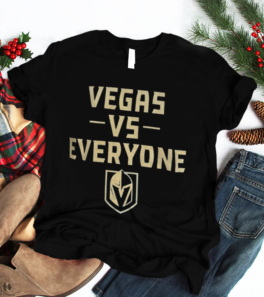Vegas Golden Knights Vegas Vs Everyone NHL Iconic Team Rivalry T-Shirt