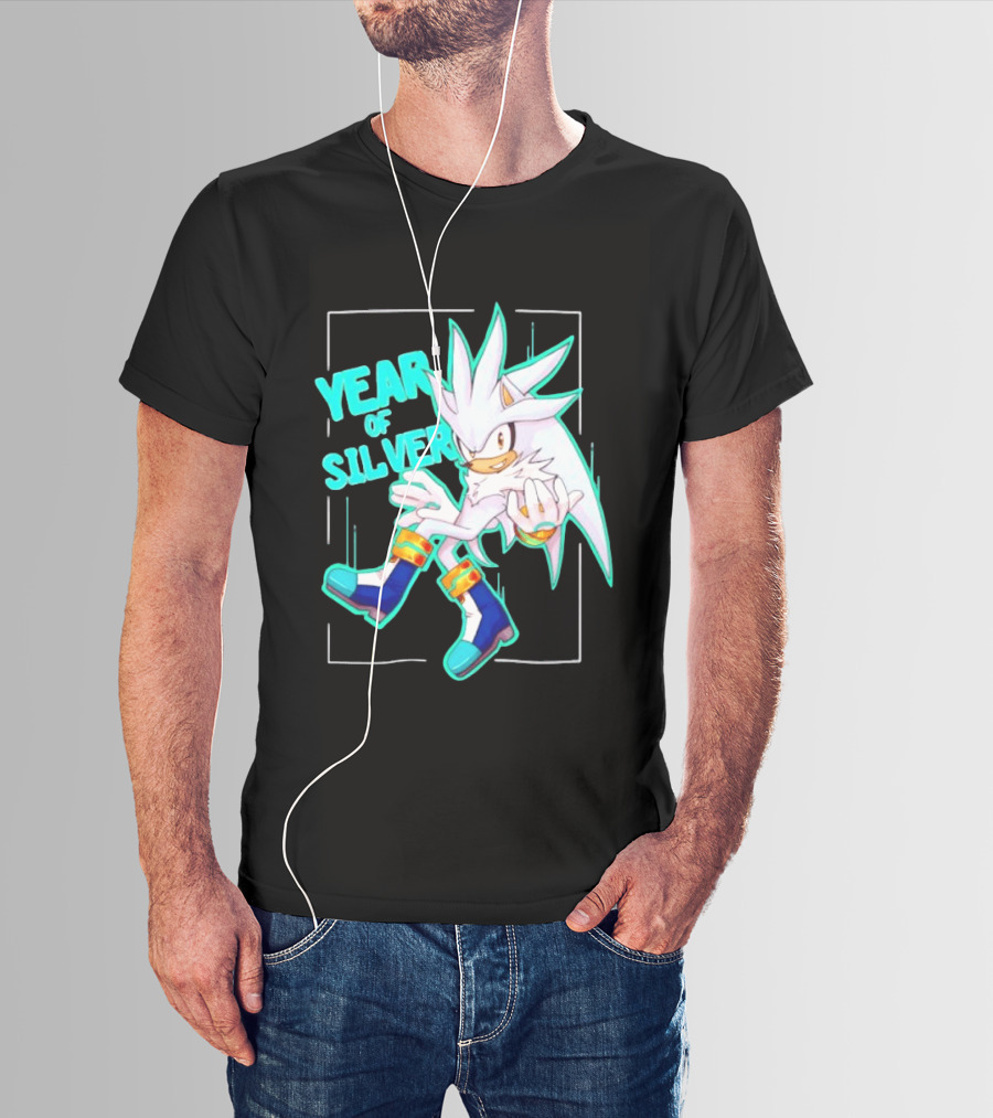 Year Of Silver Hedgehog Classic Character T-Shirt