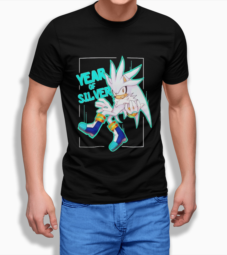 Year Of Silver Hedgehog Classic Character T-Shirt
