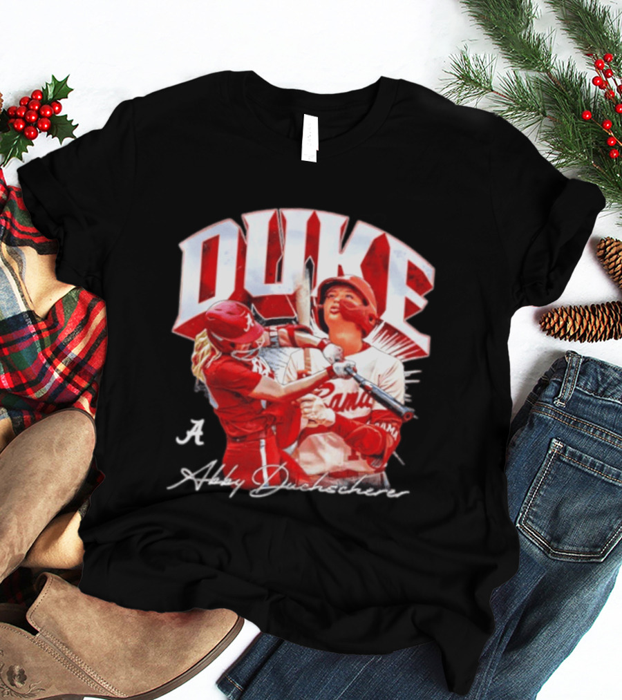 A Abby Duchscherer Alabama Crimson Tide Softball Duke T-Shirt