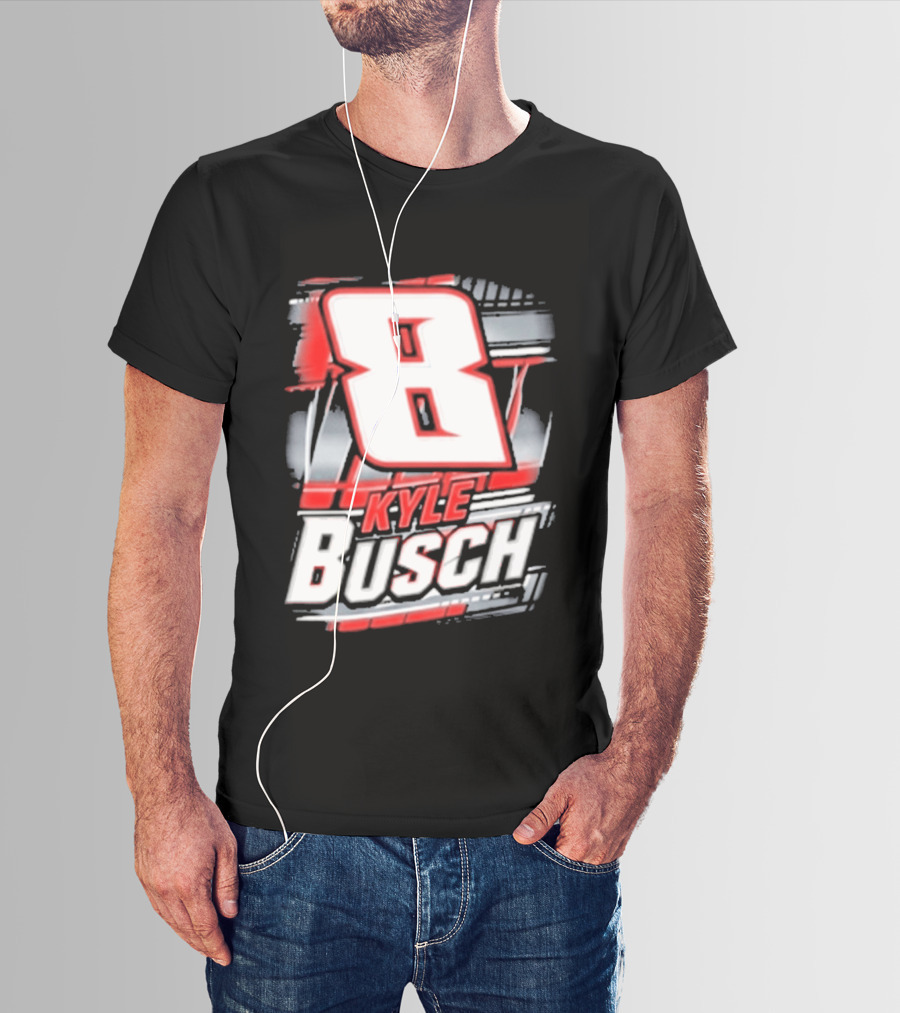 Kyle Busch Number 8 Racing NASCAR Fan T-Shirt