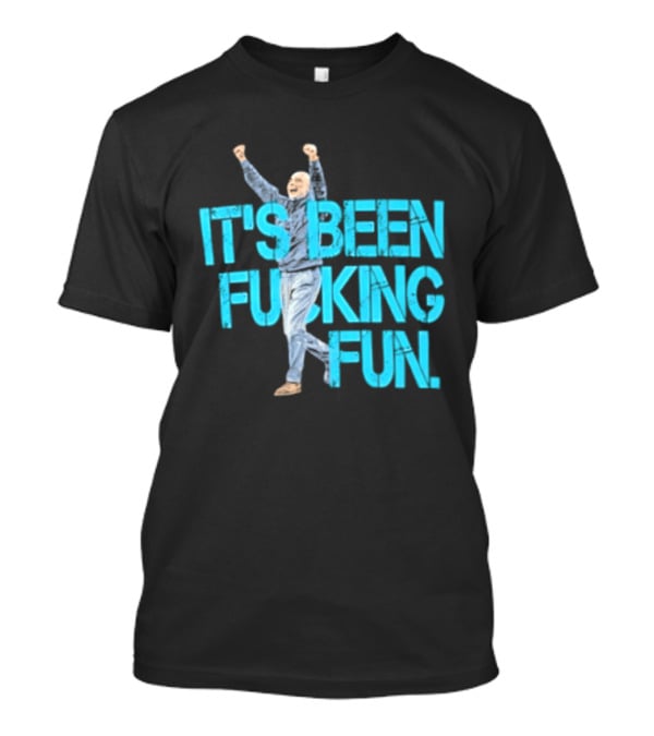 Pep Guardiola Manchester City It's Been Fucking Fun Celebration T-Shirt
