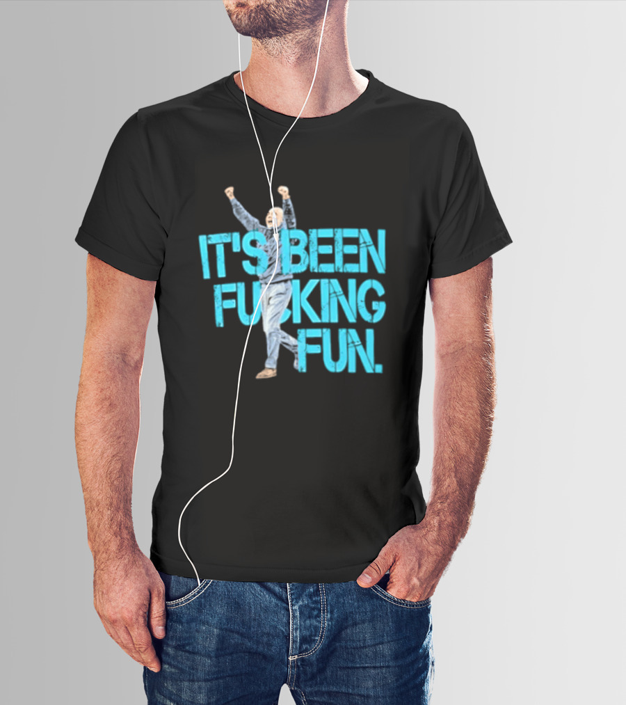 Pep Guardiola Manchester City It's Been Fucking Fun Celebration T-Shirt