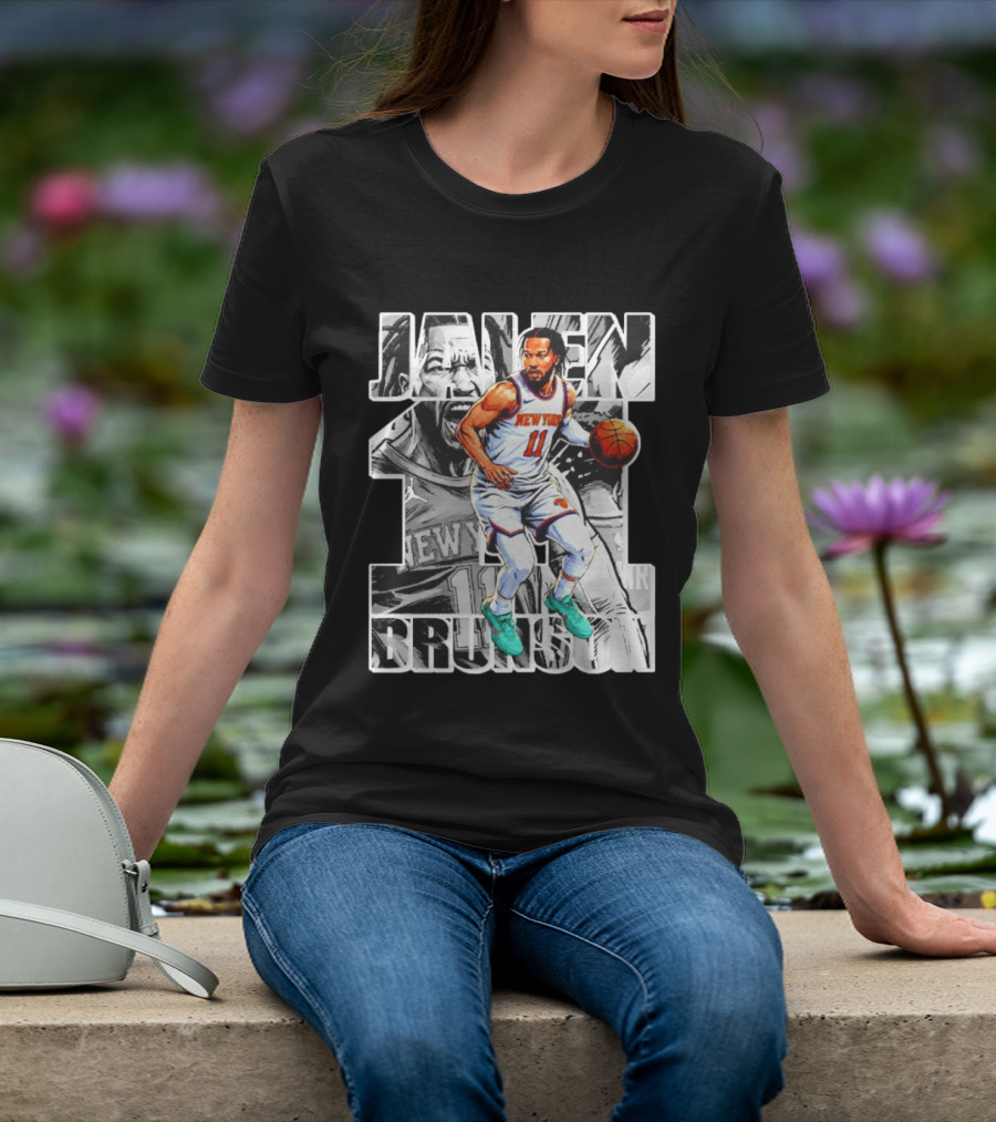 Jalen Brunson New York Knicks Manga Style Number 11 T-Shirt