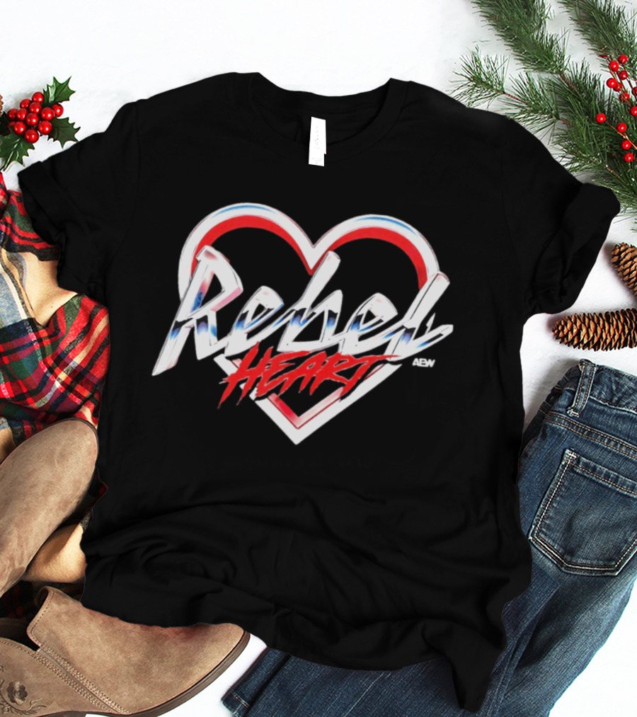 Rebel Heart AEW Jamie Hayter Wrestling T-Shirt