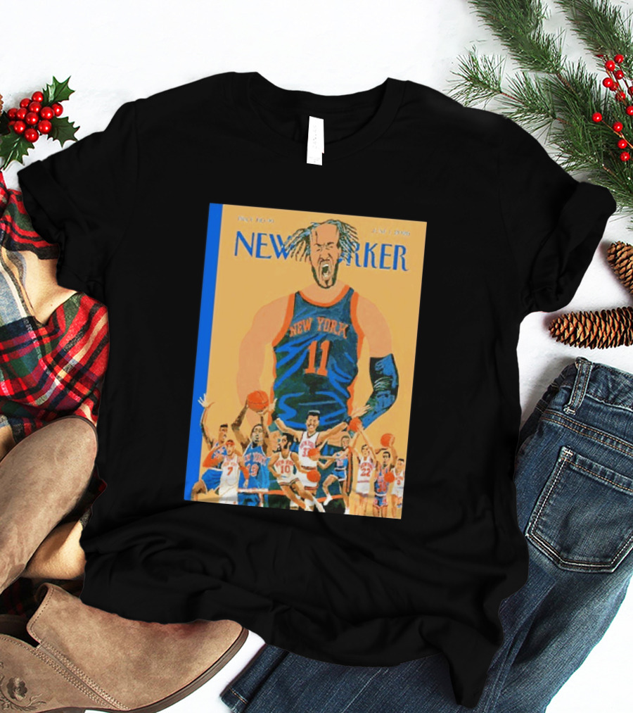 Kings Of New York Jalen Brunson New York Knicks New Yorker Issue Jan 1 2024 Basketball Players T-Shirt