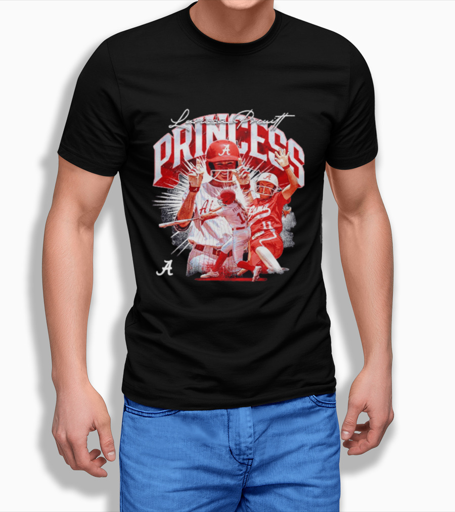 Larissa Preuitt Alabama Princess Softball NCAA Player Collage T-Shirt