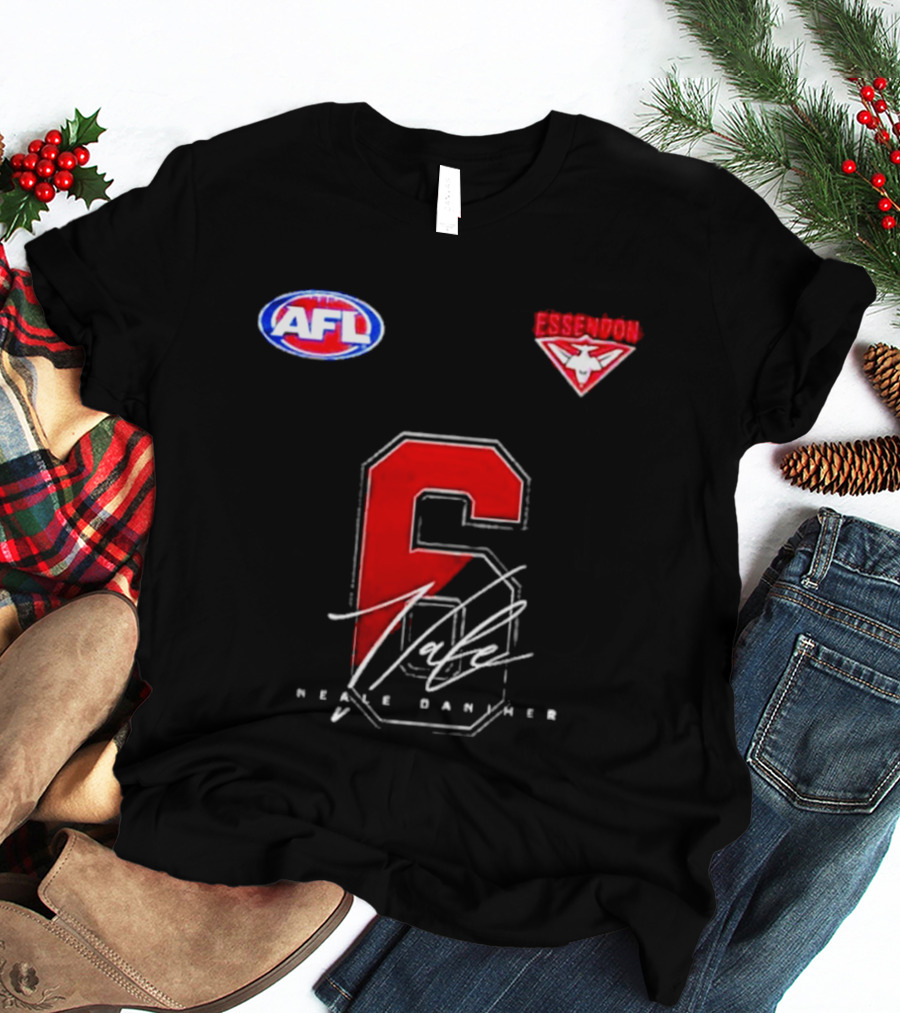 Essendon Bombers AFL Neale Daniher FightMND 6 T-Shirt
