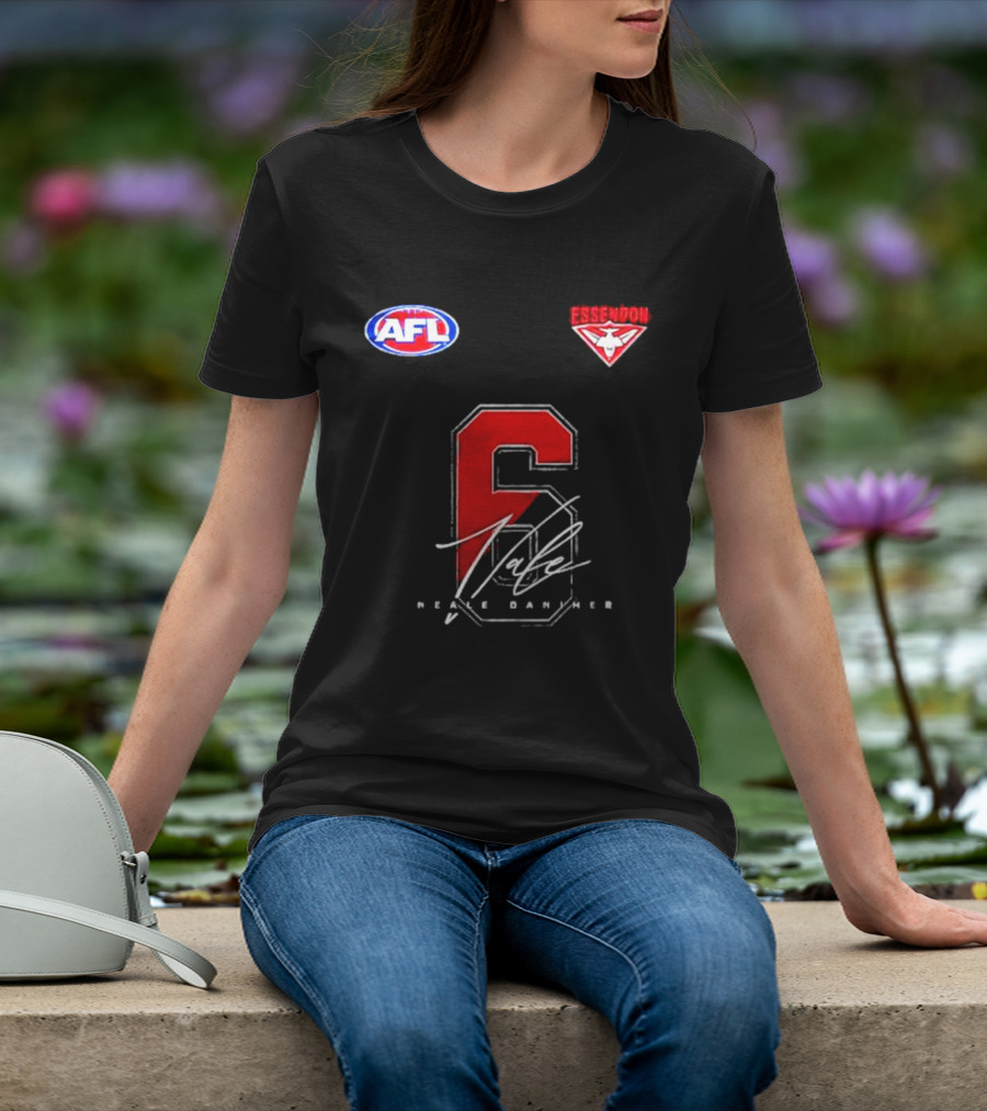 Essendon Bombers AFL Neale Daniher FightMND 6 T-Shirt