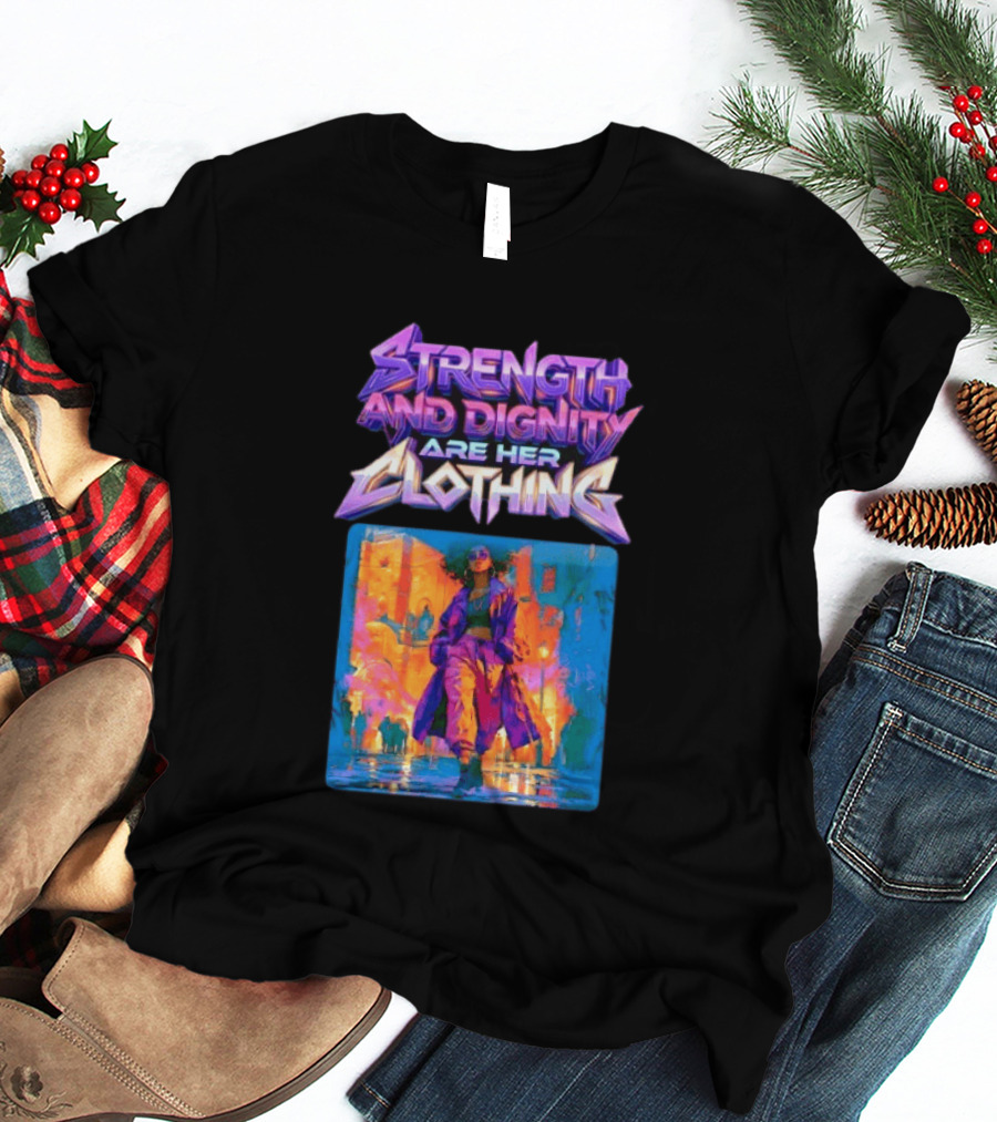 Strength And Dignity Street Girl Urban Vibes T-Shirt