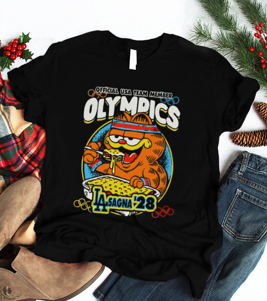 Official Usa Team Member Olympics Lasagna 28 T-Shirt