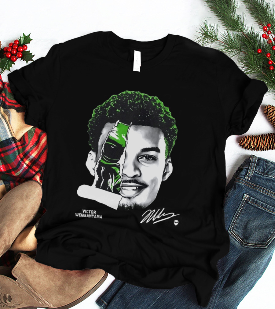 Wemby Alien Victor Wembanyama San Antonio Spurs NBA T-Shirt
